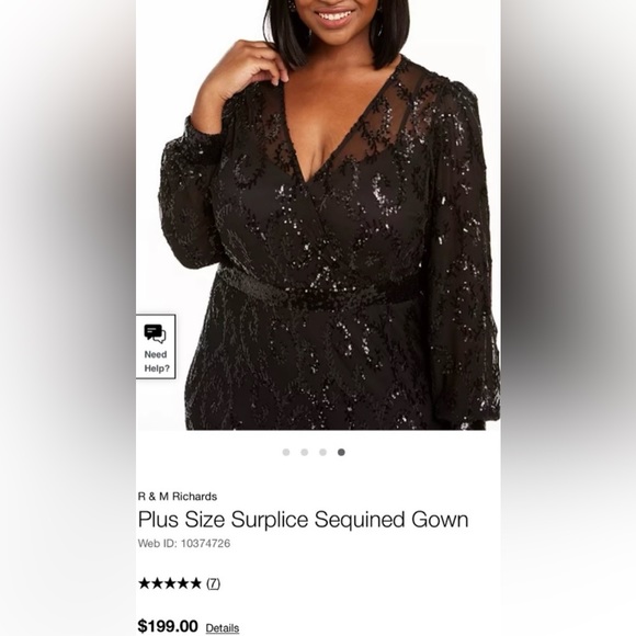 Plus Dress - Picture 3 of 7